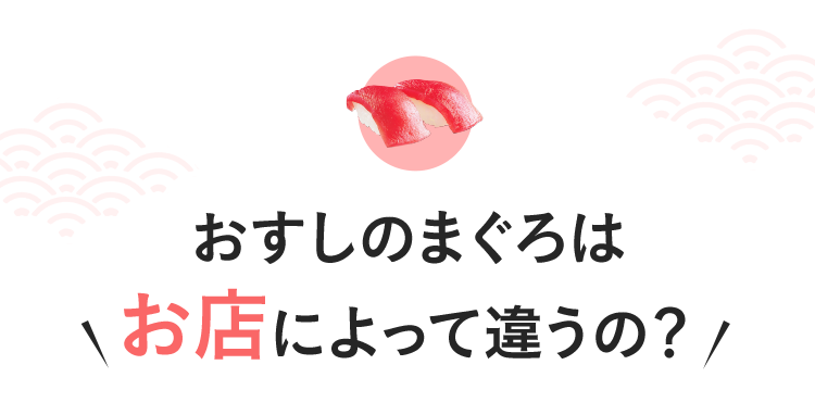 おすしのまぐろはお店によって違うの？