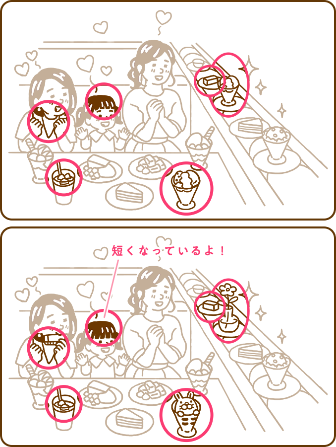 スシローでカフェろー まちがいを探そー 回転寿司 スシロー